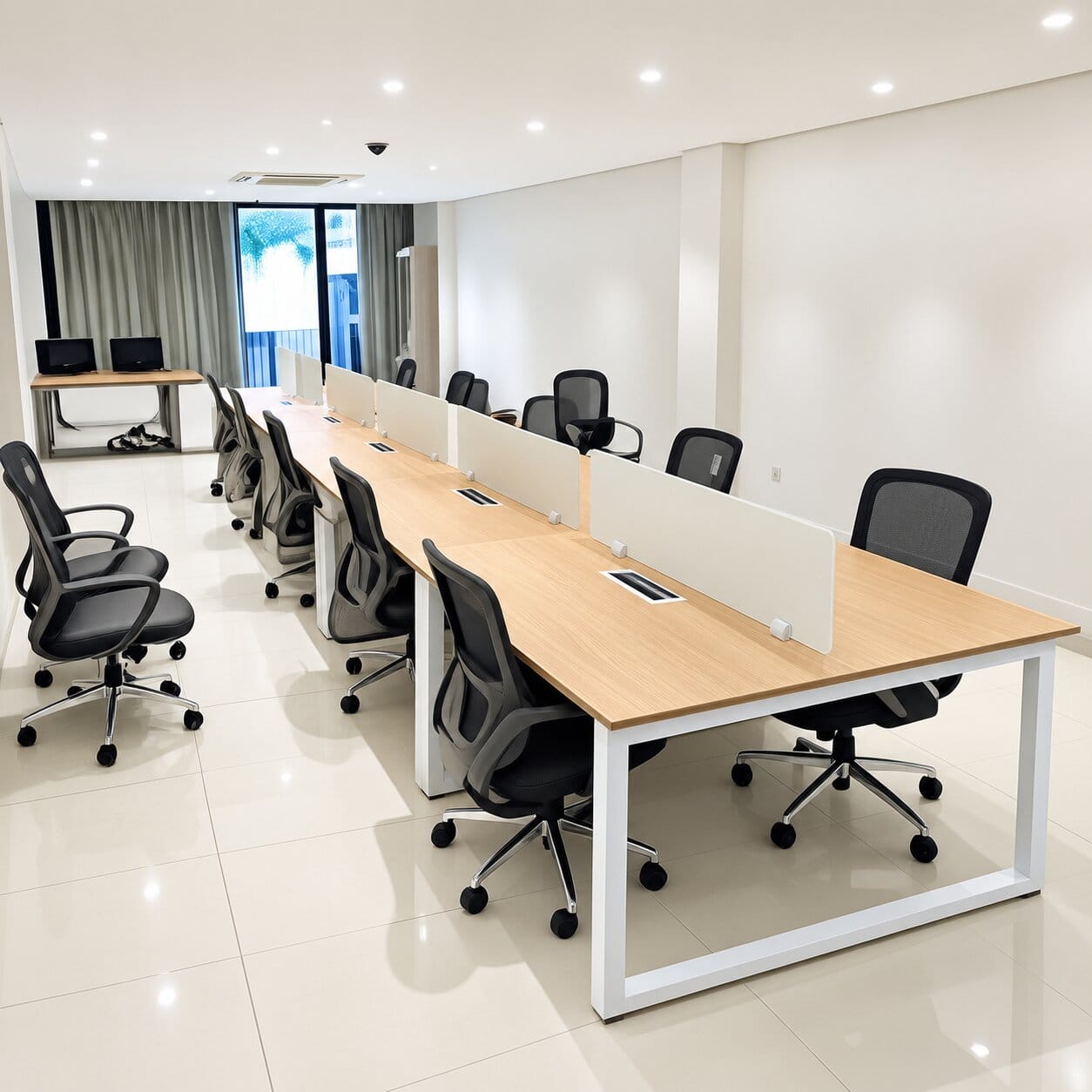 Cụm Bàn Làm Việc 6 Người Ratina - Tiga0275 - Ảnh 3