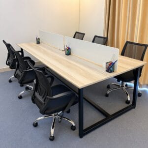 Cụm Bàn Làm Việc 8 Người Tipano - Tiga0277 - Ảnh 5